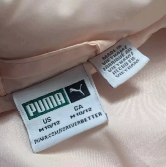 Puma vest women's size 10 Medium puffer Pink M - Picture 9 of 11